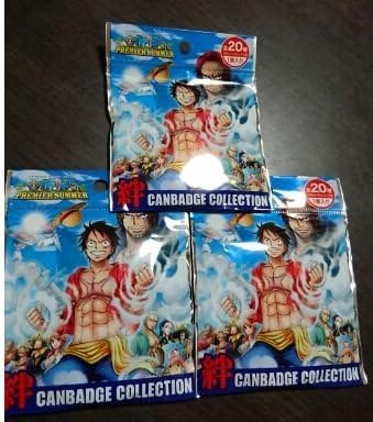 Amazon Usj限定 ワンピース 16 絆 缶 バッチ 3個 セット アニメ 萌えグッズ 通販