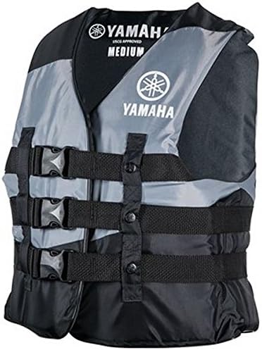 OEM Men's Yamaha Value Nylon 3-Buckle PFD Life Jacket Vest GRAY XXX-LARGE
