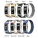 iTerk Compatible Fitbit Charge 2 Bands, Stainless Steel Metal Magnetic Buckle Milanese Mesh Loop Replacement Wristband Adjustable Small & Large