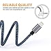 iPhone Charger Cablex Lightning Cable 4Pack 6FT Nylon Braided USB Charging Cord for iPhone X, 8, 8 Plus, 7, 7 Plus, 6s, 6s Plus, 6, 6 Plus, SE, 5s, 5c, 5, iPad mini, iPad Air, iPad Pro, iPod - Blue