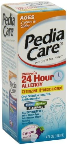 Pediacare Allergy 24 Hour Cup, Grape, 4 Fluid Ounce by Pediacare