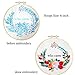 Nuberlic Embroidery Starter Kit Cross Stitch Kit for Adults Beginner Printed Stamped Pattern Embroidery Hoops Floss Thread Needles
