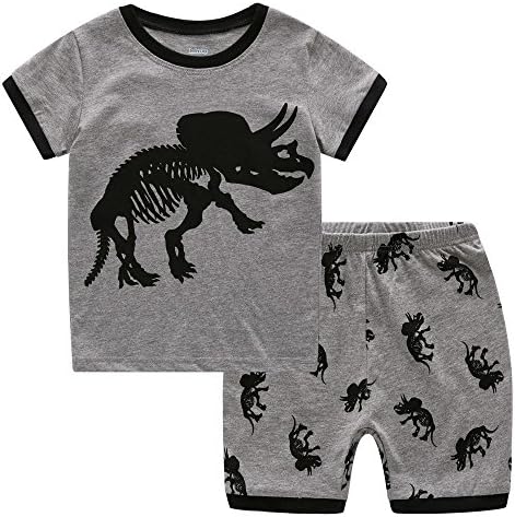 Meteora Boys Short Pajamas Toddler Kids Super Hero PJS Snug Fit Sleepwear Summer Clothes Shirts