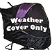 Pet Gear Special Edition Weather Cover for No Zip Pet Stroller, Black, Large