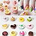 SBYURE 10000 Pieces Tiny Fruit Slime Charms Cute Set Charms for Slime Assorted Fruits for Arts Crafts,Ornament Scrapbooking DIY Crafts ( Apple Banana Strawberry Blueberry Watermelon Melon