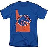 LOGOVISION Official Collegiate Distressed State Shape Short Sleeve Unisex for Men & Women T Shirt Collection