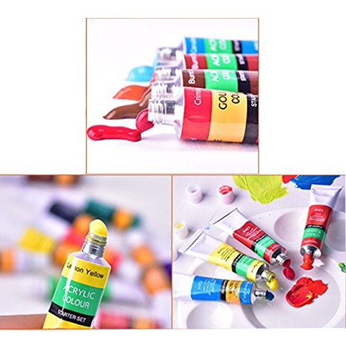 Lasten 24 Cols Gouache Paint Set, Artist Paint, Gouache Watercolors Paint, Watercolor Gouache Painting Kit, Gouache Set for Drawing, Artist Suppliers, Perfect Art Set for Artist(24 tubes X 12 ml)