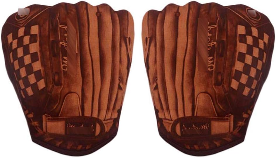 baseball glove in oven