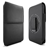 Galaxy S6 Holster, CellBee Galaxy S6 / Galaxy S6 Edge Premium Vertical PU Leather Pouch Carrying Case with Belt Clip Holster (Perfect Fits with Otterbox Commuter / Defender Case on Lifeproof Case on) (The Vertical)