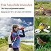 Aurosports Kids Binoculars Auto Focus, Gifts for 4-8 Year old Girls Boys,5-13 Year Old Top Boys Girls Toys for Kids Teen Children Birthday Gifts Orange