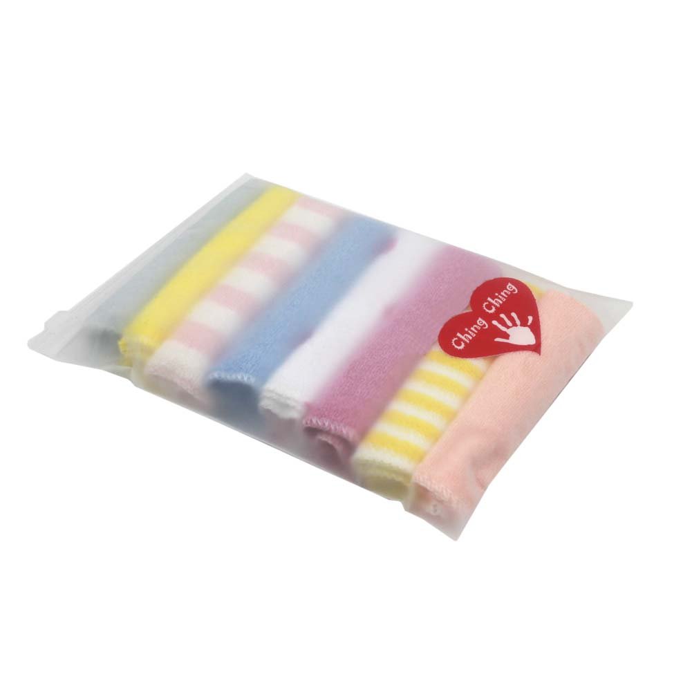 Nothing but Quality 8 Pcs (Random Color) Soft Newborn Children Cotton Baby Bath Towels Bathrobe Feeding Washcloth