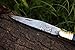 DKC Knives (14 5/18) Sale DKC-53 Blonde Squire Damascus Folding Laguiole Pocket Knife 4.5