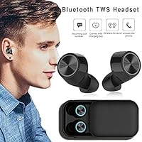 Nicemeet B-X07 Bluetooth Headset TWS5.0 New Slide Cap Charging Bin Dual Pass True IPX7 Waterproof Wireless Touch in-Ear Deep Bass Stereo Sound Headphone Incredible