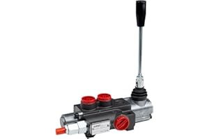 Chief - G Series P40 Hydraulic Directional Control Valves-Manual Hydraulic Valve - Hydraulic Speed Control Valve, 1 Spool, 10 GPM, 4 Way 3 Pos Spring Tandem Center, SAE 10, SAE 8 Outlet Ports, 3625PSI