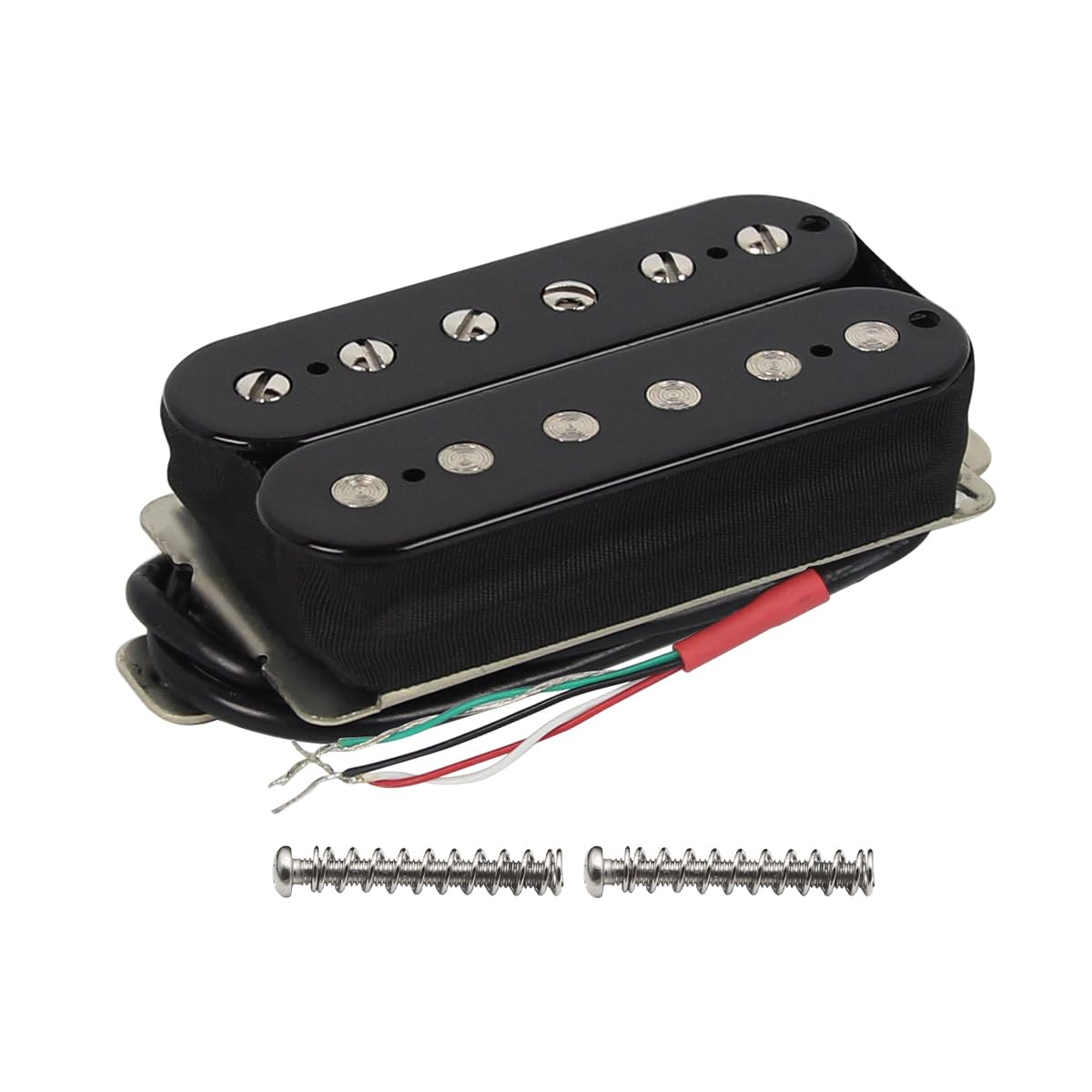 FLEOR Alnico 2 Humbucker Pickup 7-8K Electric Guitar Pickup Neck Humbucker, Black