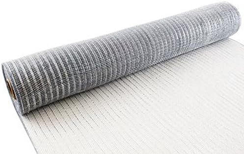 ELEGANZADeco Mesh Metallic 53cm x 9.1m Silver No.24, Synthetic Material, 8.5 x 8.5 x 53.5 cm