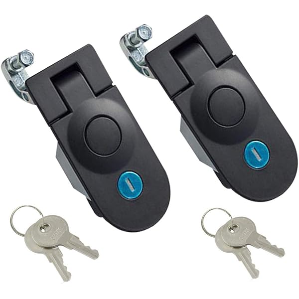 Black Southco C5 Series Powder Coated Zinc Alloy Sealed Large Lever