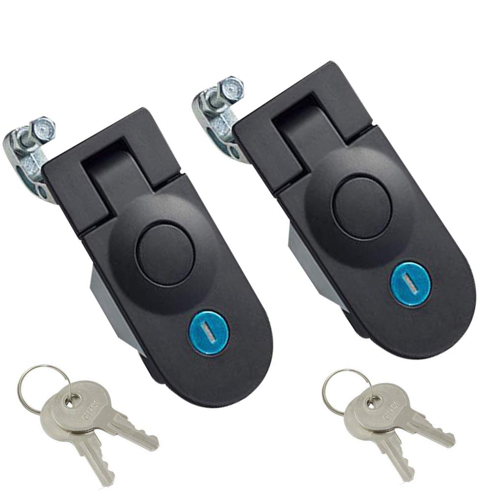 2 Pack Compression Latch Flush Mount Zinc Alloy Adjustable Sealed Large