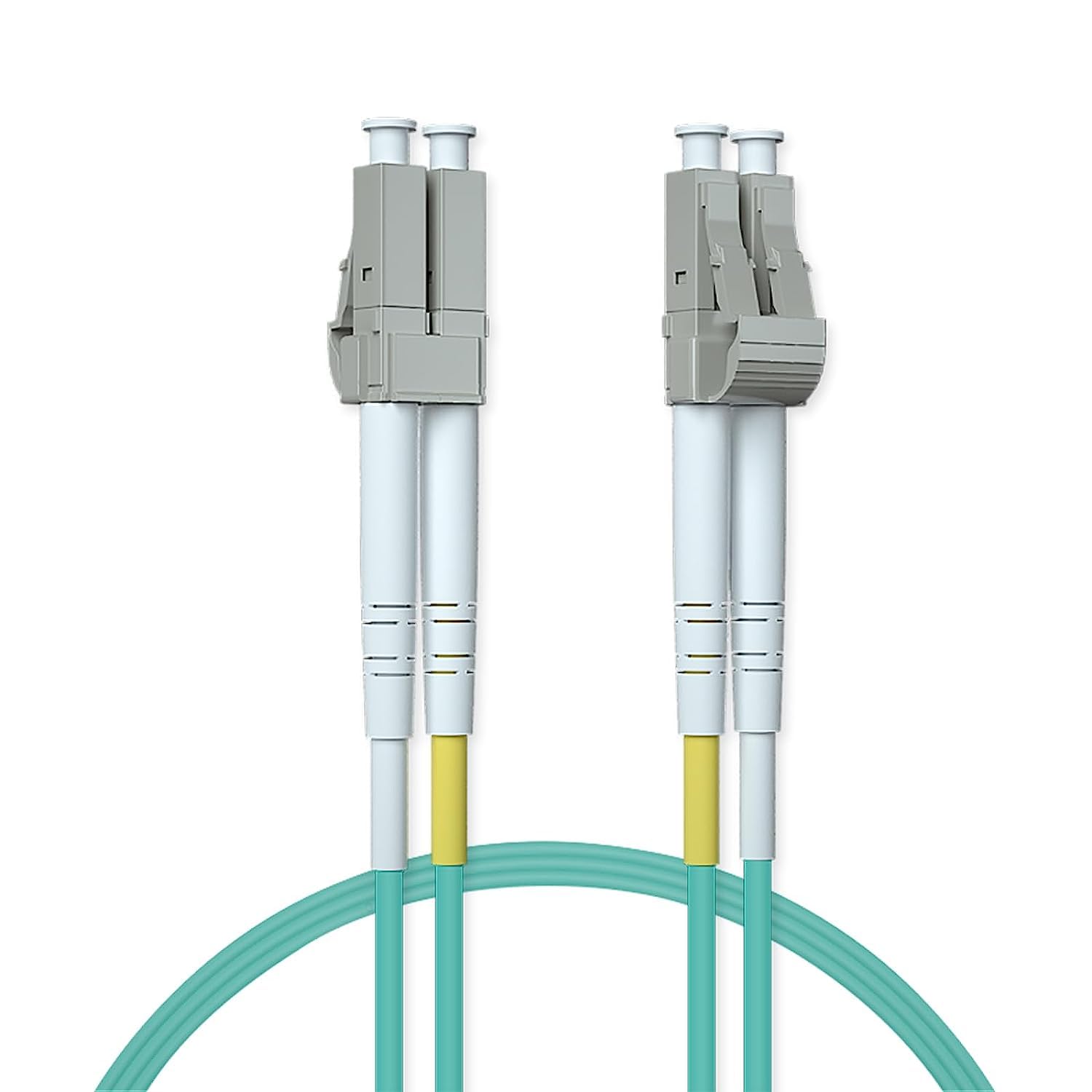 ipolex LC to LC Fiber Patch Cable Multimode, 10Gb OM3 Fiber Optic Cable, Duplex 50/125μm Fiber Optic Internet Cable, LSZH Fiber Optic Jumper for MMF SFP/SFP+ Transceiver, 3-m, 1-Pack.