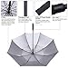 G4Free 68 inch Oversize Windproof Automatic Open Golf umbrella Double Canopy Vented Waterproof Large UV Sun Protection Stick Umbrellas (Black)