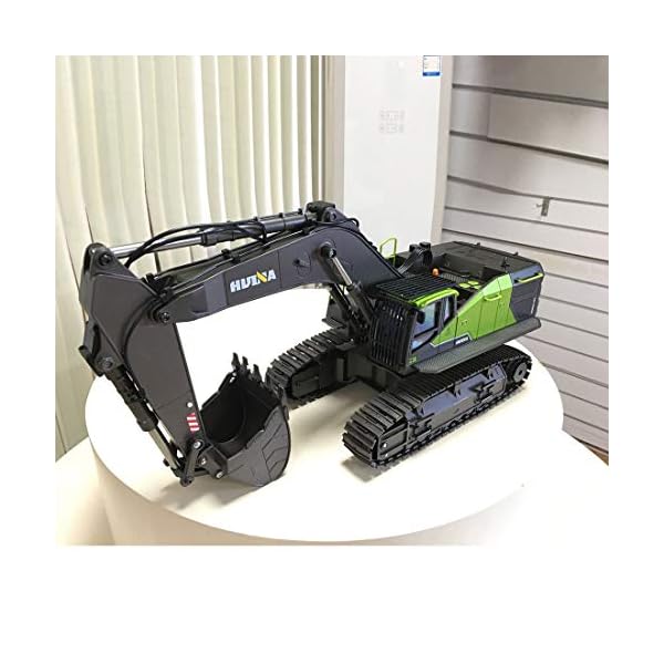 Trueornot Ferngesteuert Bagger 4-in-1 1:14 22-Kanal Ferngesteuertes Bagger RC Digger LKW Engineering Fahrzeug Spielzeug – Bild 3