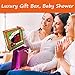 Premium Baby Book (First Year), Cloth Book Baby Gift, Fun Interactive Soft Book for Babies, Infants, Boys & Girls with Crinkly Sounds, Developmental Toy, Cute Baby Shower Box, Touch and Feel, Peekaboo