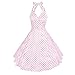 Maggie Tang Vintage Women's 1950s dots Rockabilly Full circle Dress