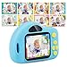 Kids Camera, AIMASON Digital Video Camera Gift for Age 3 4 5 6 7 8 9 10 Year Old Boys, Mini Rechargeable and Shockproof Camera Creative DIY Camcorder for Little Boy with 32GB SD Card (Blue)