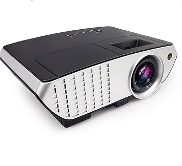 BOSS S3 Full HD 3000 Lumens 3D LED Portable Projector Support USB/HDMI/AV Input/Audio Input/VGA Input/TV/IR for Movies/Office/Auditorium/Restaurant/School