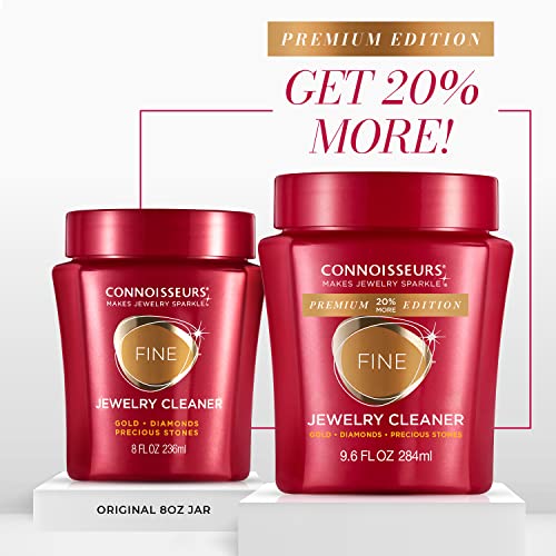 CONNOISSEURS Premium Edition Fine Jewelry Cleaner Solution for Gold