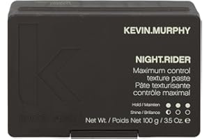 KEVIN MURPHY KEVIN.MURPHY NIGHT.RIDER - Strong Hair Paste - For All Hair Types - Hair Moulding Paste - Boosts Hair Shine - Strong Hold Hair Care - Matte Texture - Travel Size - 100 g / 3.5 oz