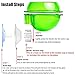 LIZONGFQ Suction Cup Feeder – Edge Feeder Accessories Gecko Translucent Anti-Escape, Chameleon Reptile Suppliesthumb 1