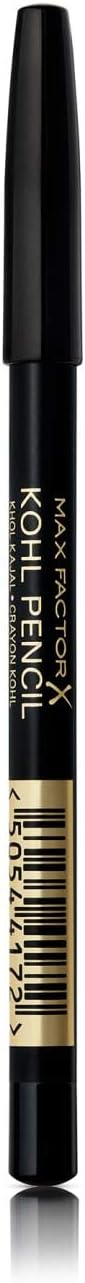 Max Factor Kohl Pencil Eyeliner 20 Black Smokey Eye Make-up Easy Blend 4g
