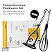 Klee Stainless Steel and Nylon Complete Kitchen Utensil Set - 42 Pieces Heat Resistant, Plastic Free, Non-Toxic, Food Safe Kitchen Essentials for Home, Business and Camping (Black Matte)