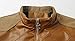 KIWEN Men's PU Leather Collar Jacket Casual Wear(Yellow,M Size)