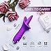 Clit Bullet Vibrator for Female, Tongue Sex Toy Oral Stimulator, Fovel Soft Cunnilingus Licking Dildos Clitoral 10 Modes Vibe Tickler Adult Women Nipple Solo Orgasm Vaginal Anal Massager Quietthumb 3