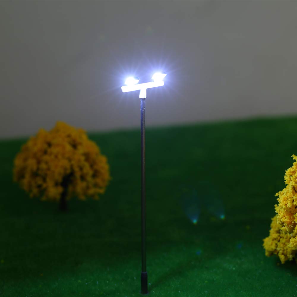 Modellismo ferroviario - FALLER 272221 - Scala N 1:160 Lampione stradale illuminato a led 2