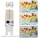 LEDERA G9 LED Bulb Dimmable, 40W Halogen Equivalent, 4W G9 Base Chandelier Light Bulb, 3000K Warm White, 350LM, 360° Beam Angle for Lighting, 6-Pack