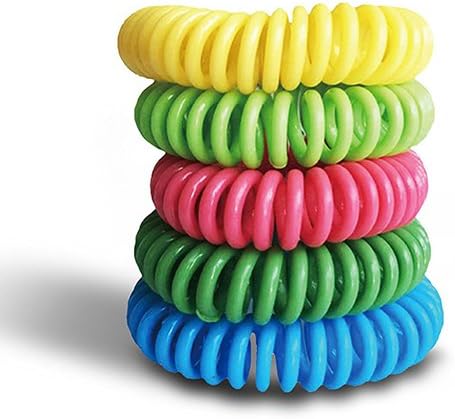 LYJ Mosquito Repellent Bracelet Natural Waterproof Wrist Band Insect Bug hair Band Outdoor DeetFree,Protection up to 300 hours