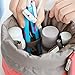 Makeup bag Waterproof Travel Kit, Organizer Bathroom Storage Cosmetic Bag With a Mini Bag, Jewelry Organizer,Men Shaving Kit Portable Luggage Bag for Vacation Camping