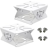 Coolotic 2-Set CCTV Security Camera Universal Pole Mounting Mount Bracket Adapter for PTZ Dome Surveillance Camera (2X 2D Mount Adapter)