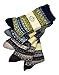 LuluVin 5 Pairs of Women's Casual Crew Socks (Multicolored)