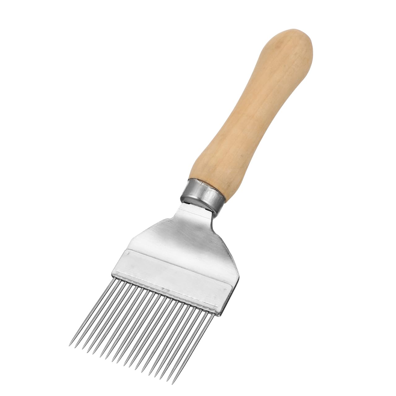 Yardwe Stainless Steel Uncapping Fork Beekeeping Equipment Beekeeping Needle Bees Fork Honey Comb for Beekeepers Tools