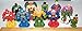 DC Superheroes Batman Superman Justice League Set of 13 Cake Toppers Cup Cake Party Favor Decorations Featuring the Batman, Flash, Green Lantern, Krypto, the Joker Etc with DC Hero ToyRing