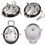 304 stainless steel Cornelius Keg Lid New Replacement Corny Keg (Soda Keg) Lid with New O-ring for Cornelius or Firestone Kegs for homebrew beer kegging