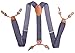 REFINEMMEE Trucker Side Clip Suspenders X-back for Hunting/Long Haul Truckers/Policemen/Bikers/Contractors,2