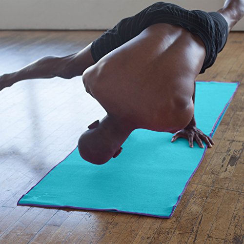 Yoga Towel Classic - 100% Microfiber Yoga Mat Towels - Without Silicone Backing - Absorbent - Thin - Lightweight - Durable - Multiple Sizes and Colors - 26" x 72"