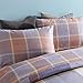 Exclusivo Mezcla Boho Bedding Duvet Cover Set, 3 Pieces Lightweight Comforter Cover with Pillow Shams (Queen Size)