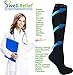 Swell Relief 5 Pair Moderate Compression Socks, 15-20 mmHg. Assorted Colors S/M