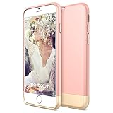 iPhone 6S Case - Maxboost [Vibrance S] iPhone 6 6S Case (4.7 Inch) Slider Style Protective SOFT-Interior Scratch Protection Finished Hard Cases Cover - Rose / Champagne Gold